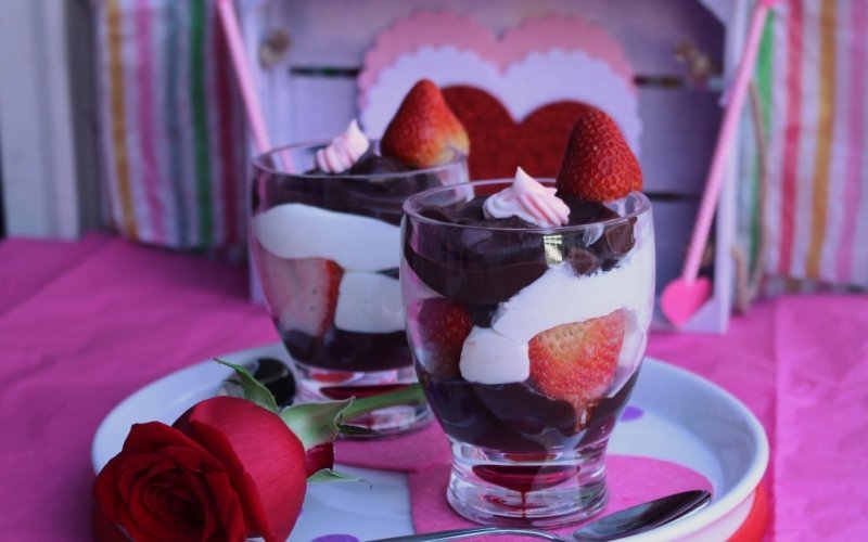 Skinny Chocolate Parfaits