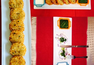 Pan-fried Tapioca pearls patties (Sabudana tikki)