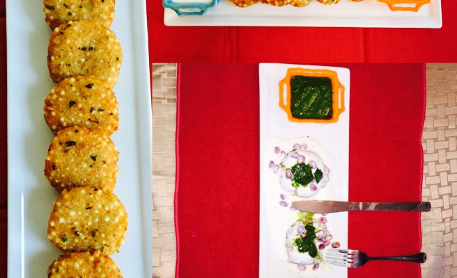 Pan-fried Tapioca pearls patties (Sabudana tikki)