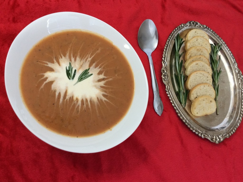 Carrot-Rosemary soup