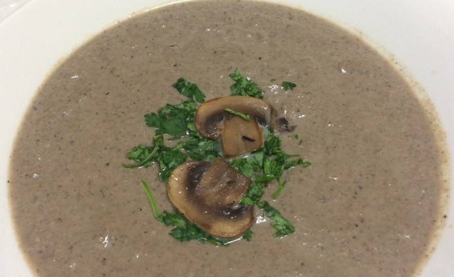 Cream of Mushroom soup with Thyme