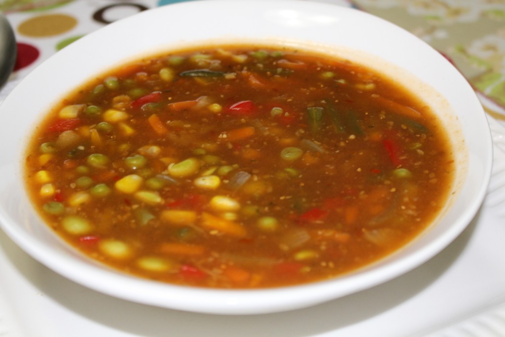 Chinese Chili Veg Soup