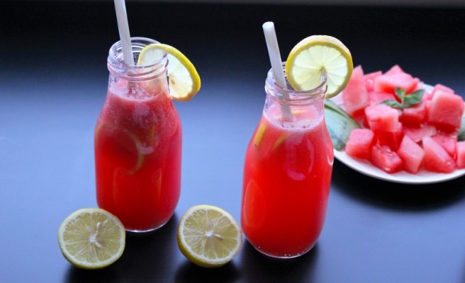 Watermelon Pink Lemonade Cooler -Celebrate Summer and Stay Cool with Icy Pink Cooler Drink!