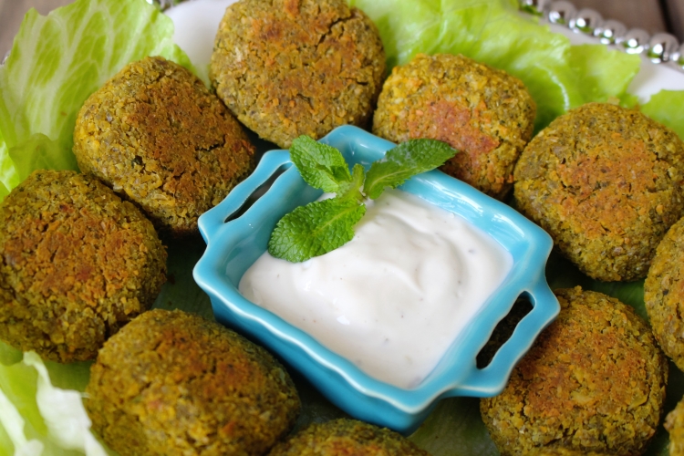 Baked Falafel-Middle Eastern Street food-by gingeritup.com
