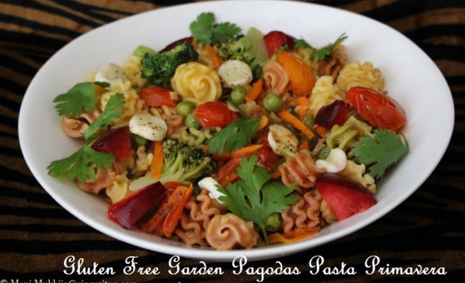 Gluten Free Garden Pagodas Pasta Primavera-Transport your taste buds to the streets of Italy