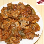 Chilli Mushroom Recipe Video-by gingeritup.com