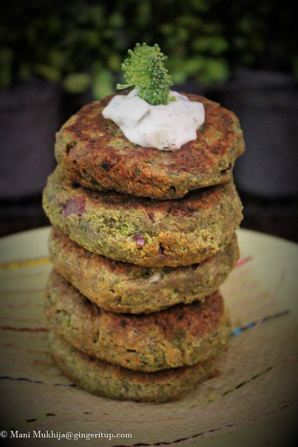 Broccoli Spinach Fritters