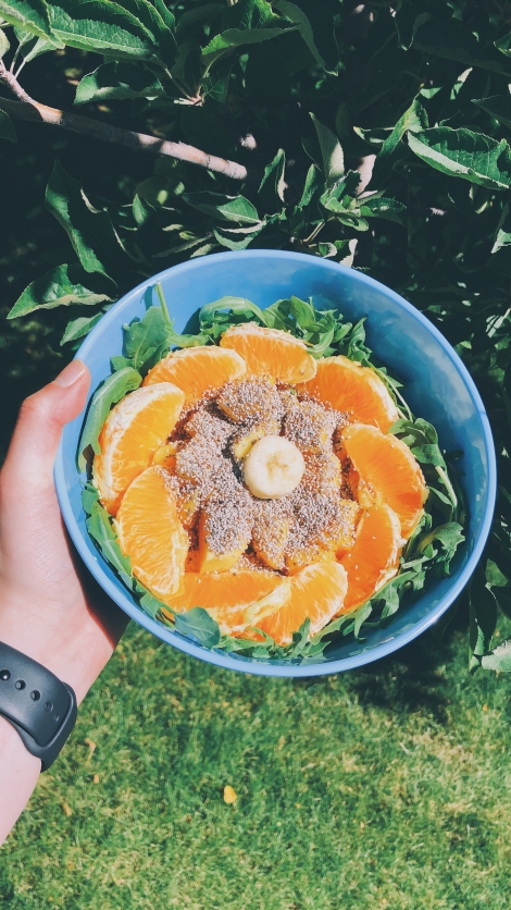 Honey Grapefruit with Banana